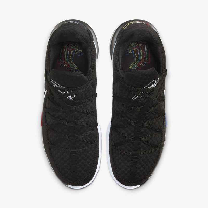 Lebron 17 hot sale all black